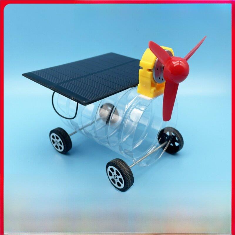 双环保太阳能小车diy手工材料科技小制作小发明科学实验废物利用