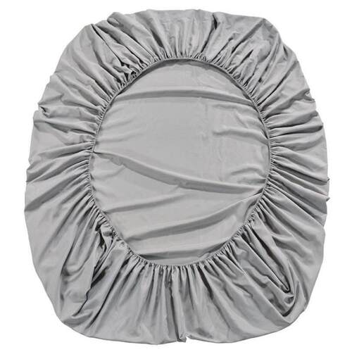 Soft Fitted sheet With Elastic Band solid Bed Sheet Cover-Wr