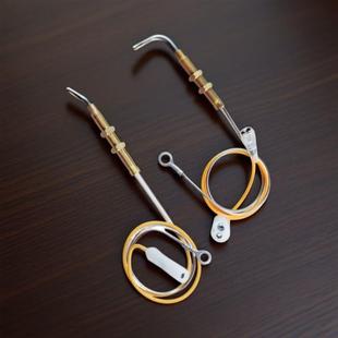 灶具燃气灶猛火灶熄火保护装置热电偶弯头针电磁阀阀体感应针配件