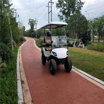 工厂新款警务巡逻油电两用低速新能源四轮汽动高尔夫球车