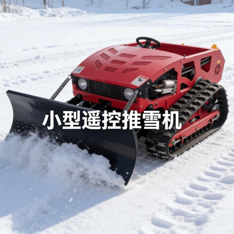 跨境出口遥控汽油割草机除雪机 公园物业小推雪抛雪设备 HIGHTOP