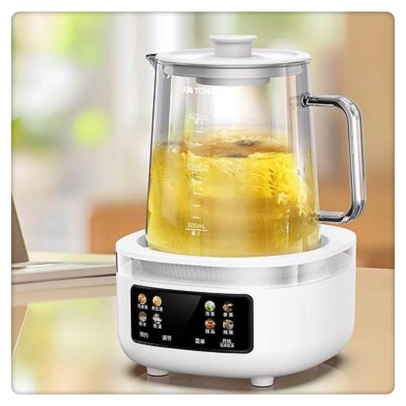 天生际璃玻养壶功能花茶多壶全自动煮粥煲汤保健壶1.2L无15金属接