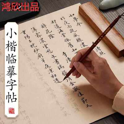 小楷临摹毛笔字帖初学者书法入门描红专用软笔上林赋手抄练字纸成