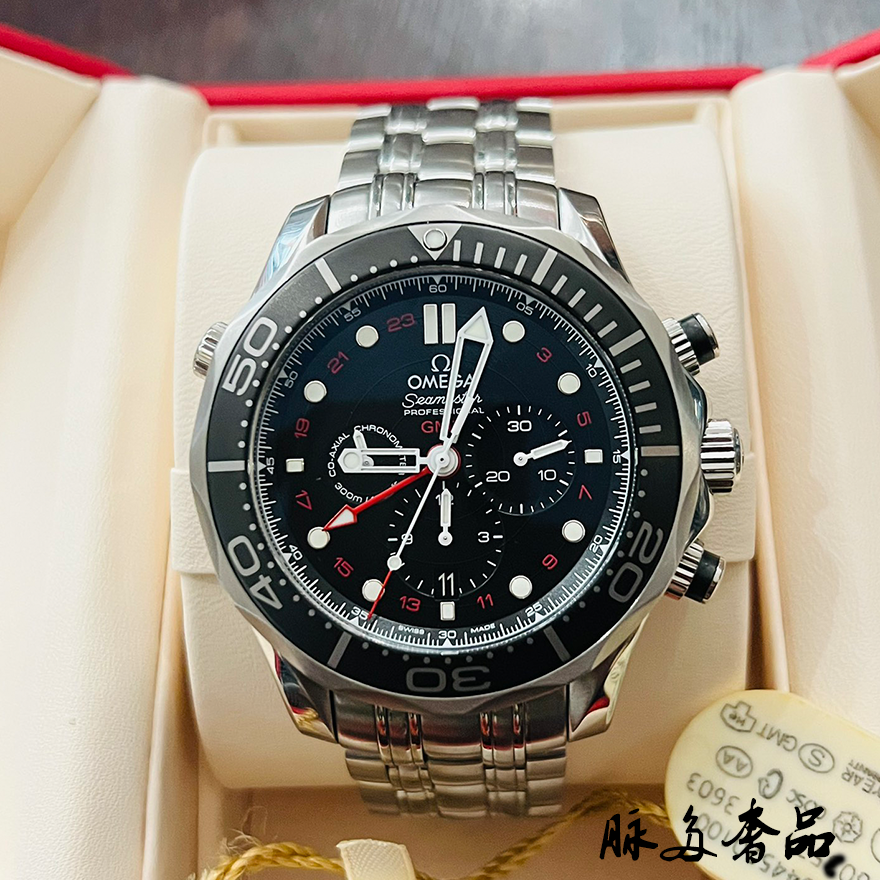 一口价98新欧米茄海马300自动机械手表男表212.30.44.52.01.001