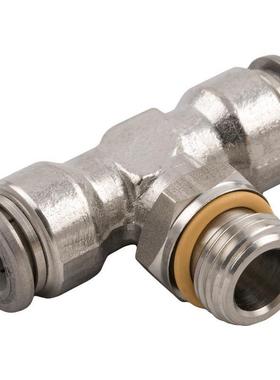 意大利安耐AIGNEP 不锈钢可旋转外直螺纹三通快插接头 正T型60215