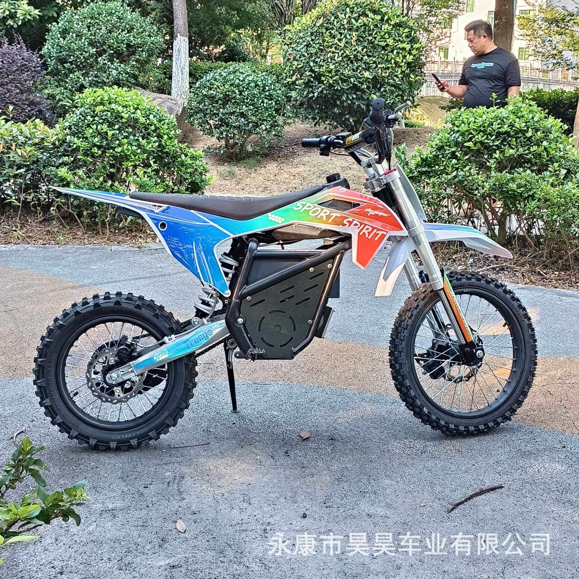 出口电动越野车000w72v成人电动摩托车两轮越野车electricbike