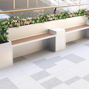 户外779座阳椅景座凳卡座花箱组合铁艺街广场商业休息凳观花池室