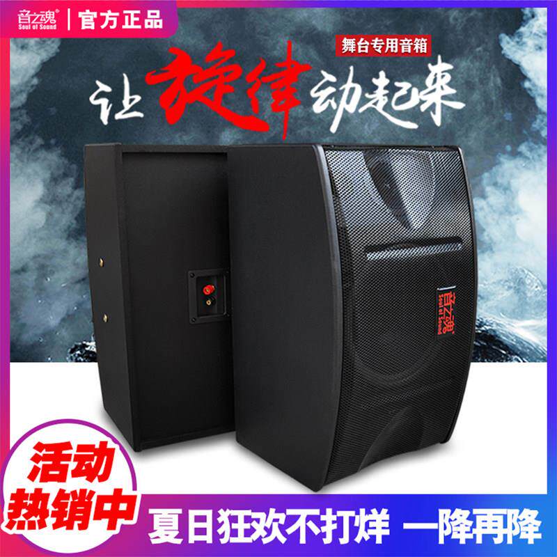热销10/12寸KTV音箱发烧全频壁挂家庭影院舞台卡包K歌重低音音响