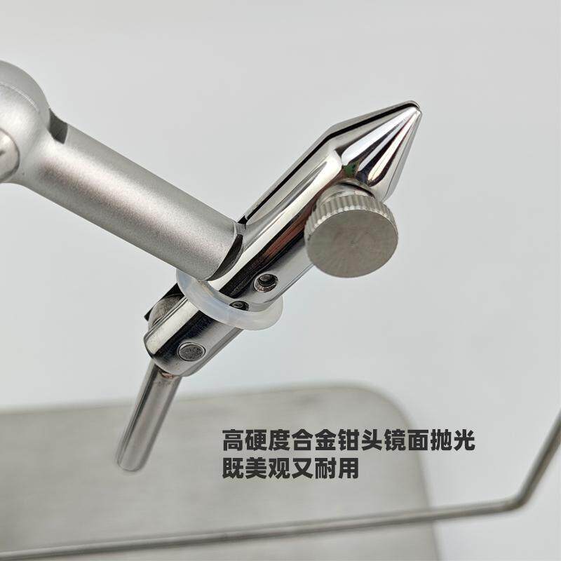 新款升耐级用绑钩台可板旋转套飞蝇绑制钳工具装飞蝇QSI毛钩铁微