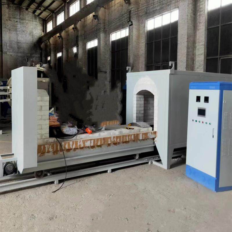 1700度硅钼棒加热台车炉 氧化铝空心球砖炉膛 坚固耐用隔热好