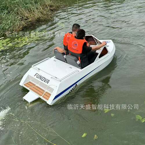水上超跑操控简双人游玩飞船冲浪船水上汽车厂家yachtkart