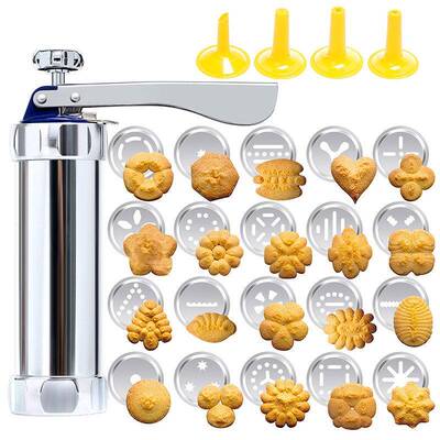 aluminum alloy cookie gun baking tool mold piping nozzle bag