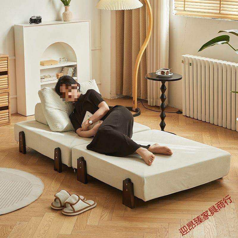 懒人沙发双人可躺可睡小户型单人午休沙发床人类狗窝豆腐块榻榻米