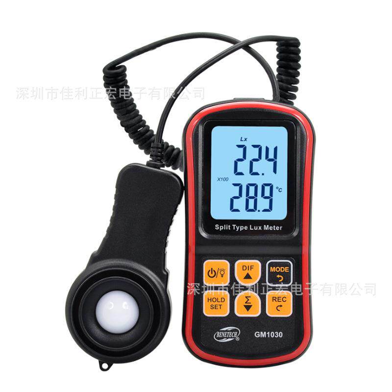 标智GM1030/GM1030C/GM1040/GM1040B照度表温度照度数字照度计