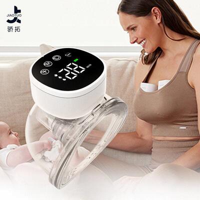 跨境双边免手扶穿戴式吸奶器电动全自动一体式吸乳器breast pump