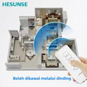 四路智能家用LED灯分段遥控器 220V 河森 4路无线电灯具遥控开关