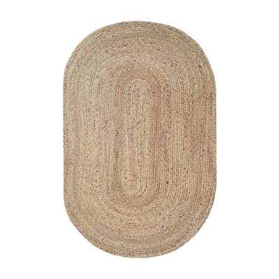 正品尔的新产简单法国斯堪的纳维亚手工稻草水芦的苇地毯菲品椭圆