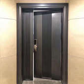 定制铜门别墅大门家用乡村庭院自建房进户门真铜双开入户门子母门