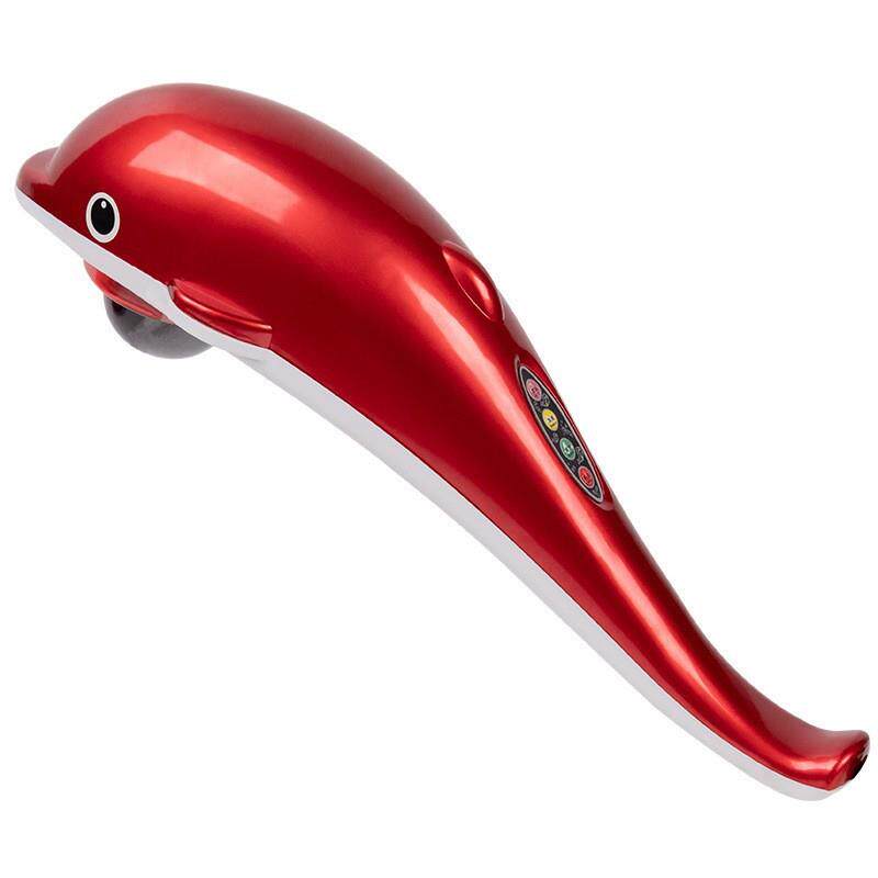 高档瑞丰大功小海豚按摩器肩颈椎腰部背部棒手持率红外电式动震动