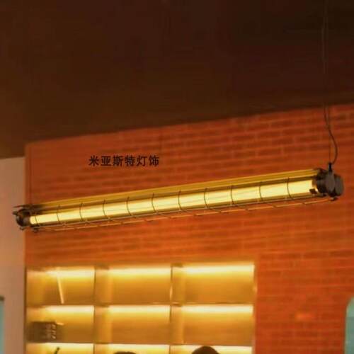 工业风吊灯美式复古创意餐厅长条酒吧清吧咖啡厅烧烤店餐桌吧