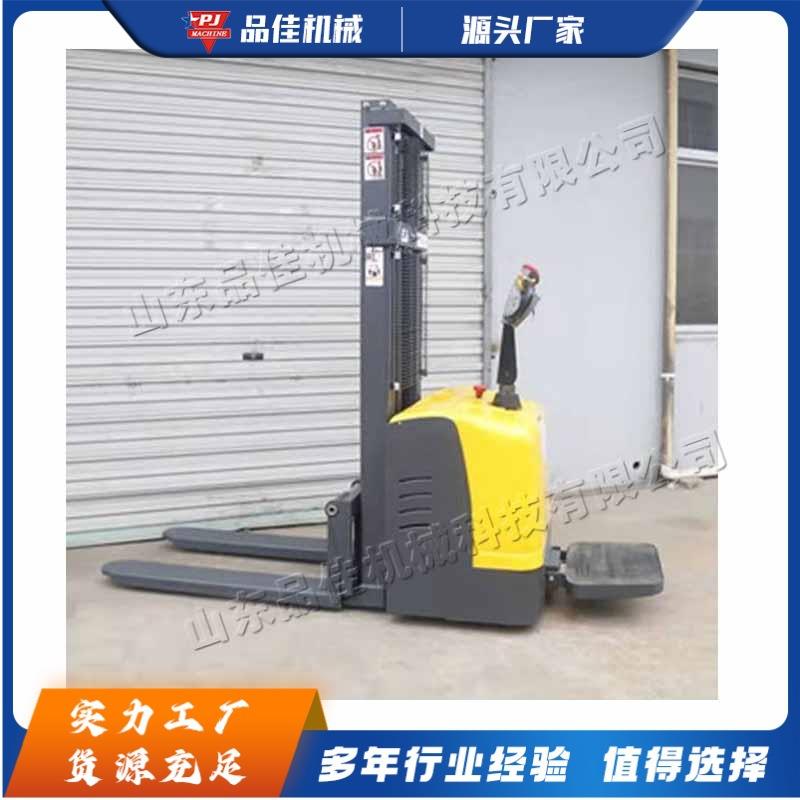 站驾式电动托盘车 电商仓储物流分拣电动叉车 全电动叉车堆垛车
