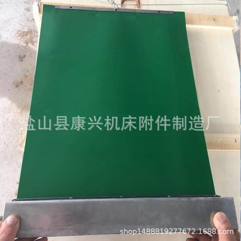机床导轨防尘布伸缩式卷帘防护罩防水防油工业用防尘罩制作