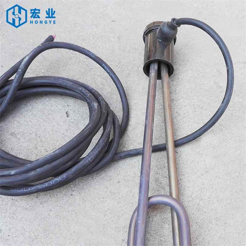 电镀槽钛合金电热管防腐蚀耐酸碱电加热管220V3KW