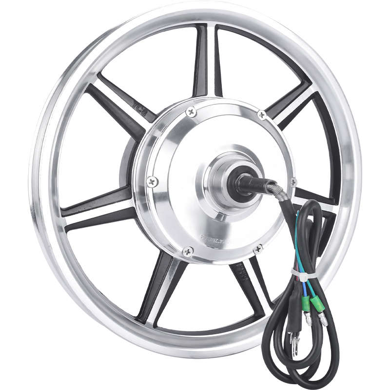 电动车代驾车电机14寸36V48V350W400W碟刹动力前后驱轮毂高速电机