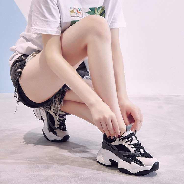 网红ins超火百搭老爹鞋女2024新款秋春季厚底内增高运动女鞋,女鞋,老爹鞋,淘宝优惠券,粉丝福利购,淘宝优惠卷
