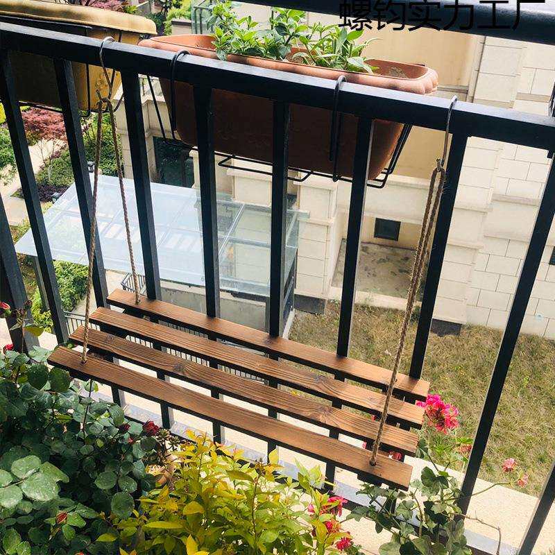 阳台栏杆花架悬挂窗户置物架防盗窗挂式多肉花架室内窗台置物搁
