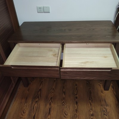 说说一起来谈谈源氏木语白橡木书桌怎么样，用的是不是真白橡木？