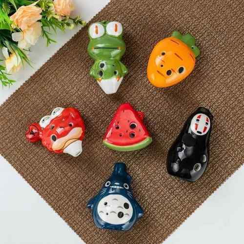 卡通新款陶笛六孔初学者入门学生埙乐器儿童吹奏自学送情侣曲谱