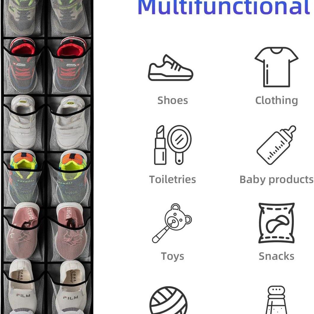 宝宝鞋子收纳儿童鞋盒门后神器分隔层家用鞋柜透明省空间壁挂鞋架,居家布艺,挂袋,淘宝优惠券,粉丝福利购,淘宝优惠卷