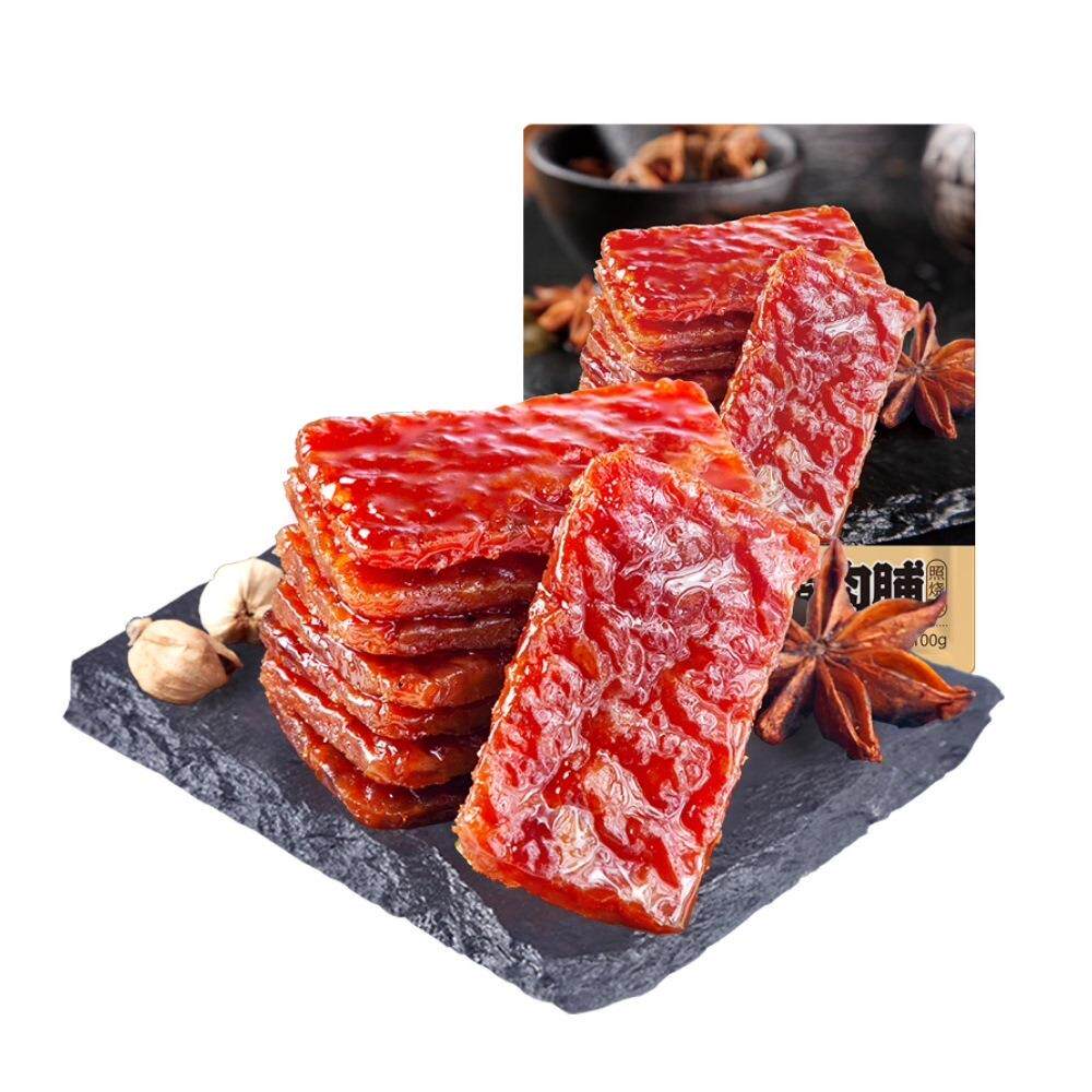 靖江特产猪肉脯香辣味猪肉干猪肉丝零食独立包装小包手撕