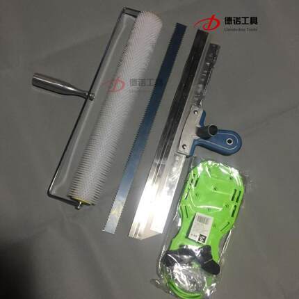 高档自流平水泥施工工具滚筒钉鞋刮板耙子套装环地氧坪漆专钉1鞋7