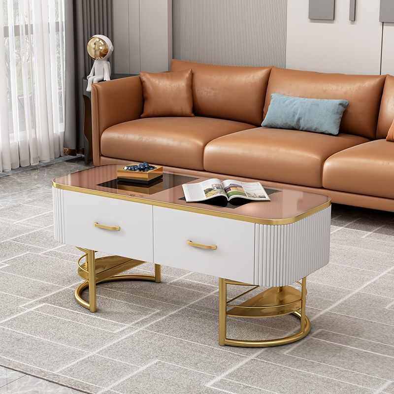 北欧电视柜茶几轻奢经济型边几小户型现代简约网红客厅圆形整装