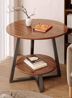 小圆桌沙发边几轻奢茶几迷你小茶桌客厅家用角几简易出租屋小桌子