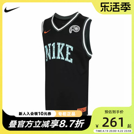 nike耐克夏季男子篮球运动训练休闲透气无袖t恤背心hf6136-010