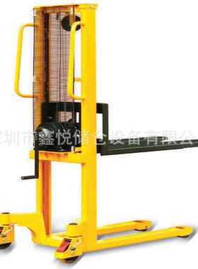MF-C25手摇堆高车家用轻便,钢丝绳堆垛机手动升降叉车装卸平台车