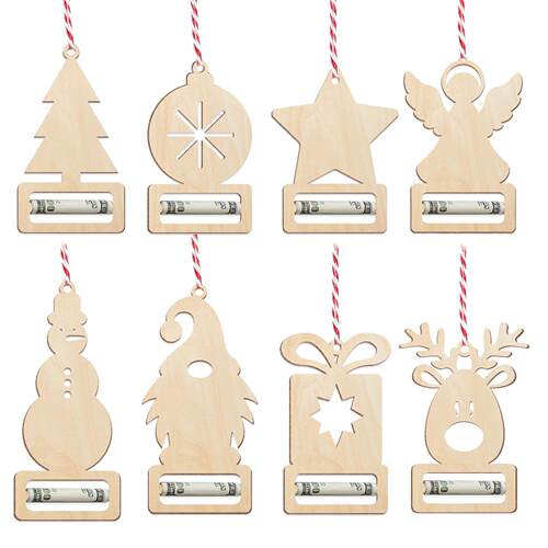 20pcsChristmas Different Tree Hanging Ornament Personalized