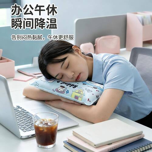 冰枕冰垫冰枕头儿童成人水枕头夏冰垫注水降温防暑午睡冰凉枕