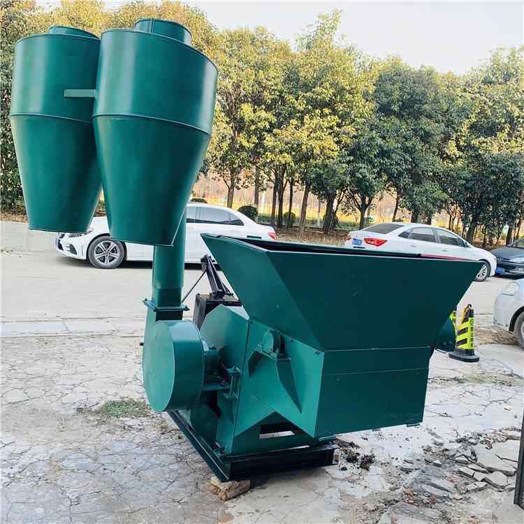 干湿玉秸米9FSJ-100秆破铡段粉碎机牵移动草捆粉草机1引30型花生