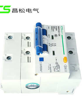 交流断路器dz47LE-125漏电保护器 2p125a小型断路器dz47le-100