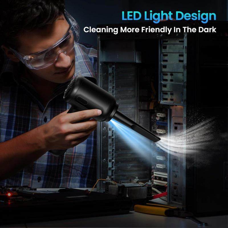 便携式电动EZN空气除尘器电脑机箱尘键盘吹器手持无车载尘器线家