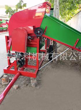 8000型摘果机干湿花生摘果机电机柴油机两用自动进料自动装袋