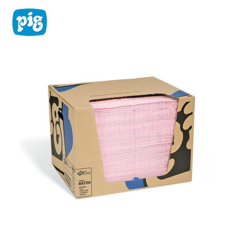 New Pig纽匹格 MAT351化学品吸收垫 强酸碱吸收棉吸污垫吸油毯