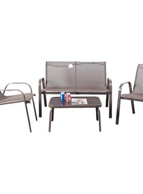 4件套金属露台会客套装现代简约金属户外家具庭院阳台SA01903