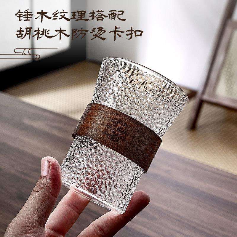中式具玻璃杯子用耐客高温茶杯水壶套装喝水杯防锤纹防烫家烫客厅
