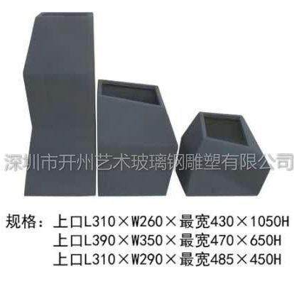 玻璃钢大口形花盆阔口圆形花器商场公园酒店美陈花盆装饰雕塑直销