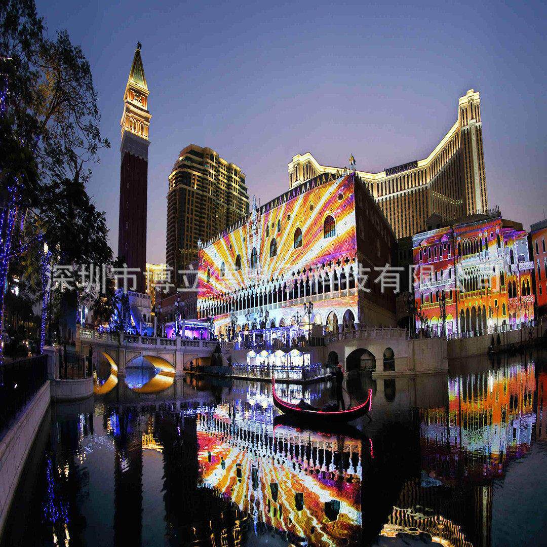 3D建筑投影山体投影城墙投影文旅光影夜游灯光秀